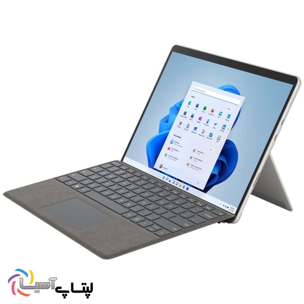  تبلت ویندوزی کارکرده مایکروسافت سرفیس پرو 8 مدل Surface Pro 8 به همراه کیبورد و قلم - تصویر 3