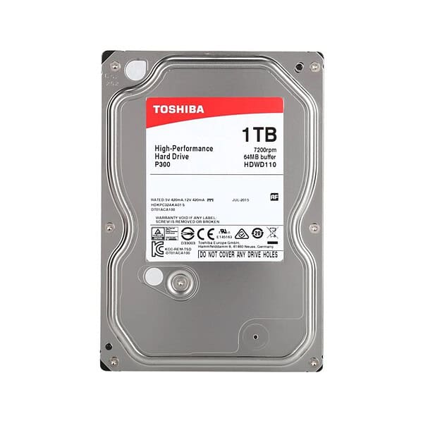 حافظه اچ دی دی توشیبا مدل P300 HDWD110UZSVA ظرفیت 1 ترابایت